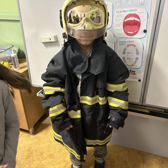 Návštěva hasičů ve škole 1